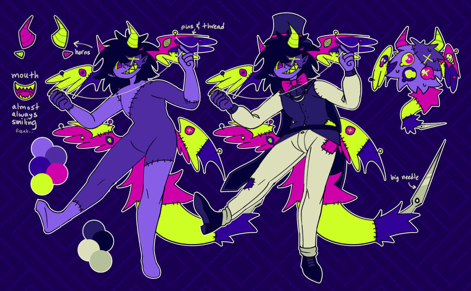 2 fullbodies + chibi + 2 extra details ($85)